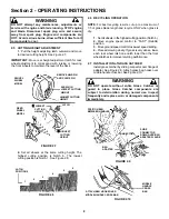 Preview for 8 page of Snapper MCRP215015KWV Safety Instructions & Operator'S Manual