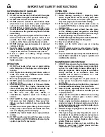 Preview for 3 page of Snapper MP216518B, MRP216518B Safety Instructions & Operator'S Manual