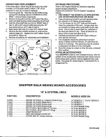 Предварительный просмотр 8 страницы Snapper ODP21400 Safety Instructions & Operator'S Manual