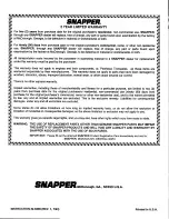 Предварительный просмотр 12 страницы Snapper ODP21400 Safety Instructions & Operator'S Manual