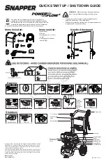 Preview for 1 page of Snapper POWER FLOW+ Quick Start Manual