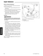 Preview for 32 page of Snapper Pro 5900683 Operator'S Manual