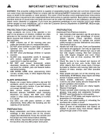 Preview for 2 page of Snapper R194515B Safety Instructions & Operator'S Manual