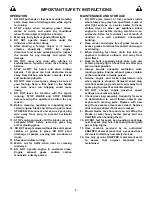 Preview for 3 page of Snapper R195517B Safety Instructions & Operator'S Manual