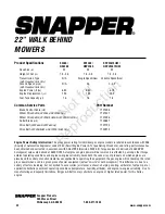 Предварительный просмотр 24 страницы Snapper S2265  guide Operator'S Manual