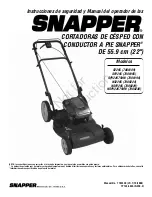 Предварительный просмотр 25 страницы Snapper S2265  guide Operator'S Manual