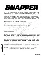 Предварительный просмотр 44 страницы Snapper S2265  guide Operator'S Manual