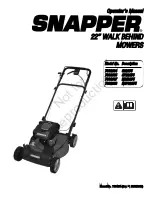 Snapper S22675 Operator'S Manual preview