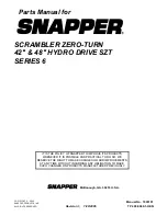 Preview for 66 page of Snapper SCRAMBLER SZT18426BVE Parts Manual