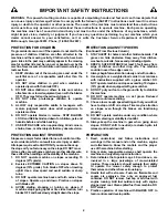 Preview for 2 page of Snapper SCRAMBLER YZ18336BVE Safety Instructions & Operator'S Manual