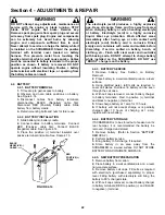 Предварительный просмотр 22 страницы Snapper SCRAMBLER YZ18425BVE Safety Instructions & Operator'S Manual