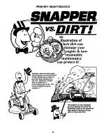 Предварительный просмотр 28 страницы Snapper SCRAMBLER YZ18425BVE Safety Instructions & Operator'S Manual