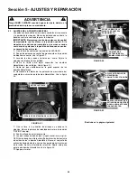 Preview for 20 page of Snapper SERIE 1 CZT19481KWV (Spanish) Manual Del Operador E Instrucciones De Seguridad