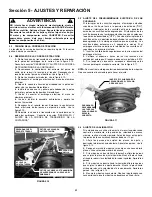 Preview for 23 page of Snapper SERIE 1 CZT19481KWV (Spanish) Manual Del Operador E Instrucciones De Seguridad