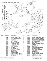 Предварительный просмотр 20 страницы Snapper Series 11 Parts Manual