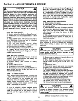 Предварительный просмотр 22 страницы Snapper SERIES 16 250816B Safety Instructions & Operator'S Manual