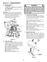 Preview for 16 page of Snapper SERIES 18 281318BE Safety Instructions & Operator'S Manual