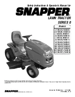 Snapper SLT23460 (7800342) Safety Instructions & Operator'S Manual preview