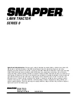 Предварительный просмотр 48 страницы Snapper SLT23460 (7800342) Safety Instructions & Operator'S Manual