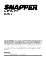 Предварительный просмотр 46 страницы Snapper SLT23460AWS Safety Instructions & Operator'S Manual