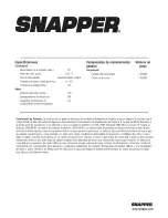 Предварительный просмотр 48 страницы Snapper SNAPPER 7800708 Operator'S Manual