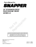 Preview for 56 page of Snapper SNAPPER 84873 301123BV Parts Manual