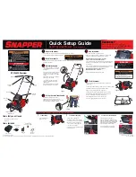 Предварительный просмотр 1 страницы Snapper SP2265FC Quick Setup Manual