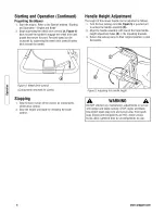 Preview for 8 page of Snapper SPV21675EFC (7800266) Operator'S Manual