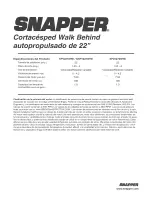 Предварительный просмотр 52 страницы Snapper SPV2270HW Operator'S Manual