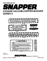 Предварительный просмотр 6 страницы Snapper SVCB258 Parts Manual