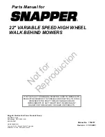 Preview for 20 page of Snapper SXPV2270HW Parts Manual