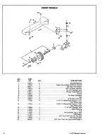 Предварительный просмотр 4 страницы Snapper W32080 Parts Manual