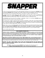 Preview for 37 page of Snapper WLT145H38GBV Safety Instructions & Operator'S Manual