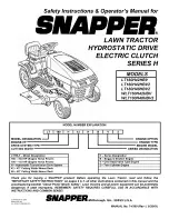 Preview for 45 page of Snapper WLT160H42HBV Safety Instructions & Operator'S Manual