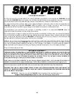 Preview for 37 page of Snapper WLT170H38IBV Safety Instructions & Operator'S Manual