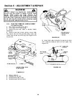 Preview for 29 page of Snapper WLT180H42IBV2 Safety Instructions & Operator'S Manual