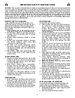 Preview for 2 page of Snapper WMR216017B Safety Instructions & Operator'S Manual