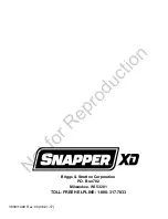 Предварительный просмотр 22 страницы Snapper XD 1696871 Owner'S Manual