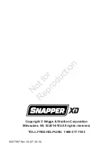 Предварительный просмотр 40 страницы Snapper XD SXD21SSWM82 Owner'S Manual