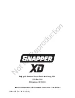 Preview for 49 page of Snapper XD SXDBL82 Owner'S Manual