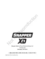 Preview for 74 page of Snapper XD SXDBL82 Owner'S Manual