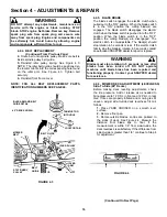 Preview for 15 page of Snapper YARD CRUISER HYDRO DRIVE 2 Series Safety Instructions & Operator'S Manual