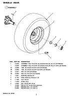 Предварительный просмотр 2 страницы Snapper Yard Cruiser HZ14330BVE Parts Manual