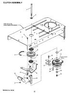 Предварительный просмотр 16 страницы Snapper Yard Cruiser HZ14330BVE Parts Manual