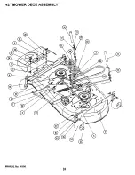 Предварительный просмотр 28 страницы Snapper Yard Cruiser HZ14330BVE Parts Manual