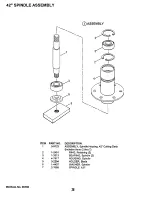 Предварительный просмотр 32 страницы Snapper Yard Cruiser HZ14330BVE Parts Manual