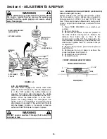 Preview for 15 page of Snapper YARD CRUISER HZS14331BVE Safety Instructions & Operator'S Manual