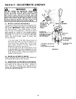 Preview for 15 page of Snapper YARD CRUISER YZ15334BVE Safety Instructions & Operator'S Manual