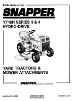 Предварительный просмотр 26 страницы Snapper YT18H Series 3 Parts Manual