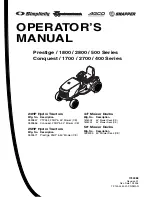 Snapper YT2344 23HP Operator'S Manual preview